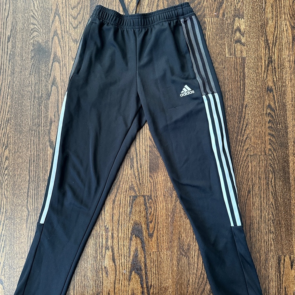 Adidas Kids Black Track Pants
